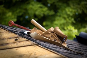 home repair handyman dayton ohio tool belt on roof