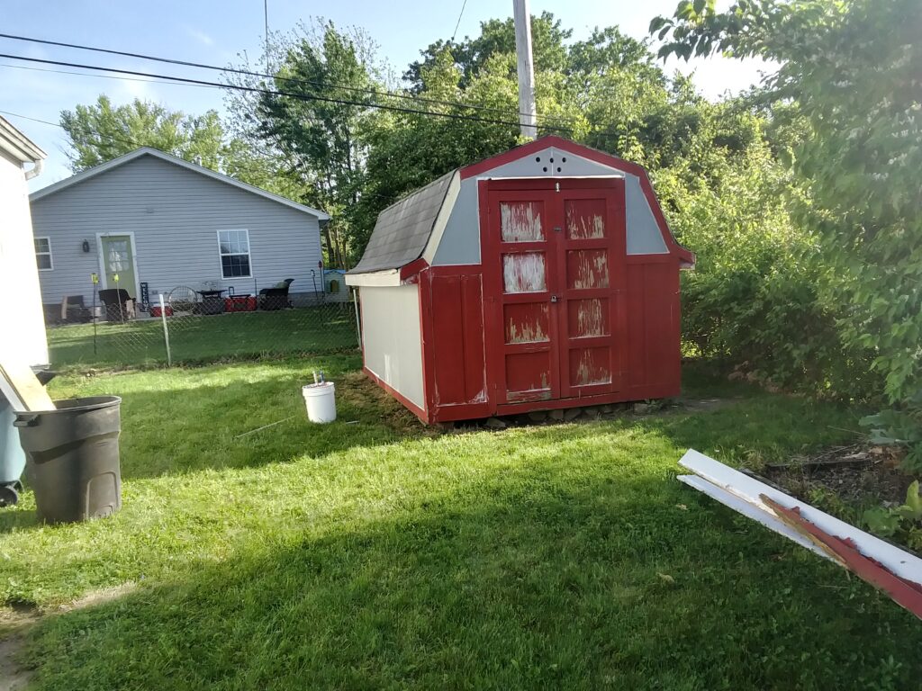 shed painting